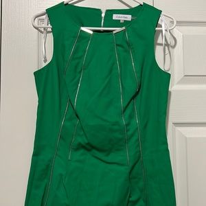 Calvin Klein green dress size 4